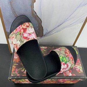 💕Gucci printed women's slippers swimming sandals